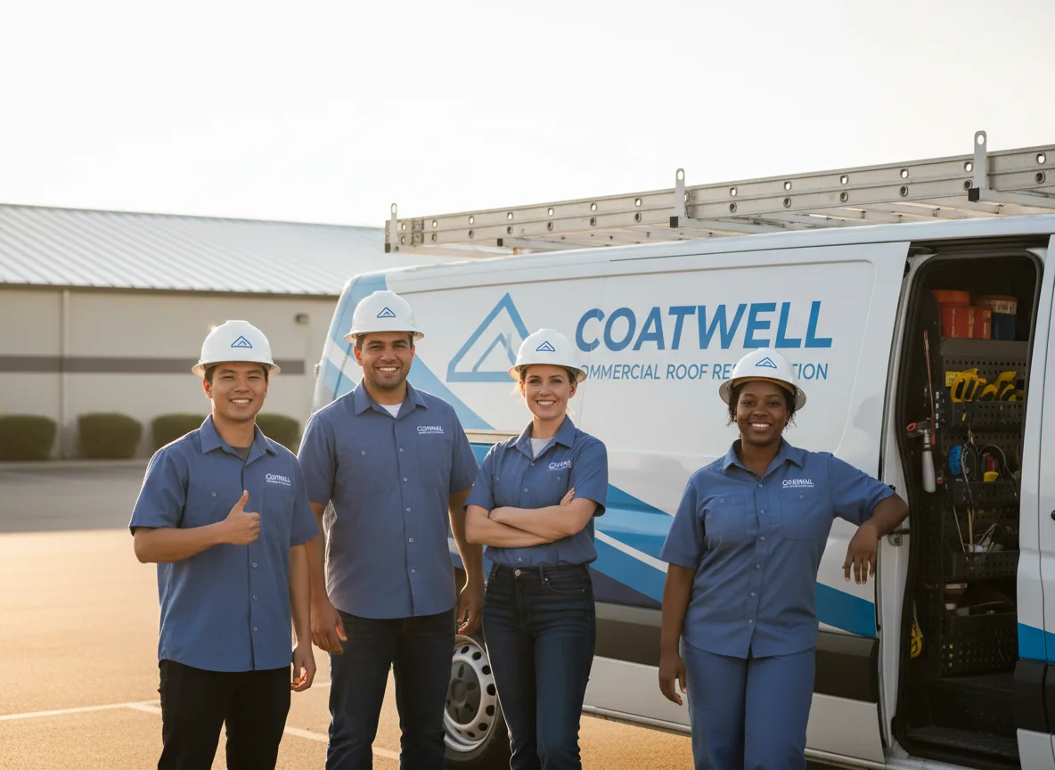 Commercial roof coating company in Southfield, MA